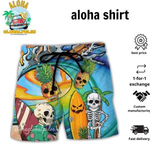 Skeleton Hawaiian Shirt